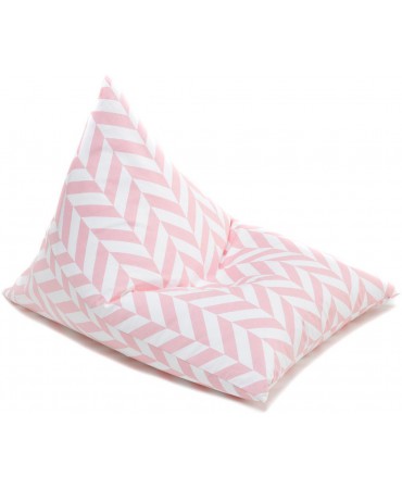 Beanbag Wigiwama Pink Herringbone