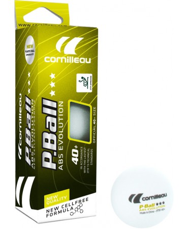 Cornilleau P-Ball ABS Evolution 3*** valge x3