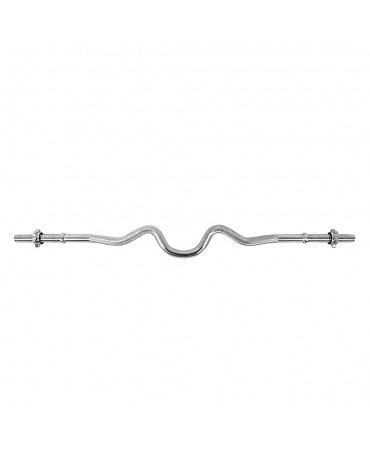 Curled Barbell Bar inSPORTline Combo 120 cm/30 mm RB-47GT