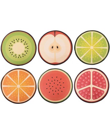 Fruit cushions 6pcs