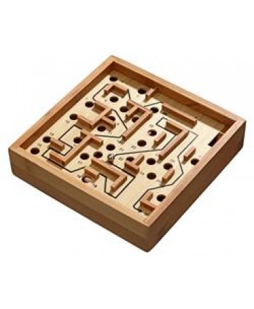 Game Philos Labyrinth Small Bamboo 16.5x16.5x4 cm