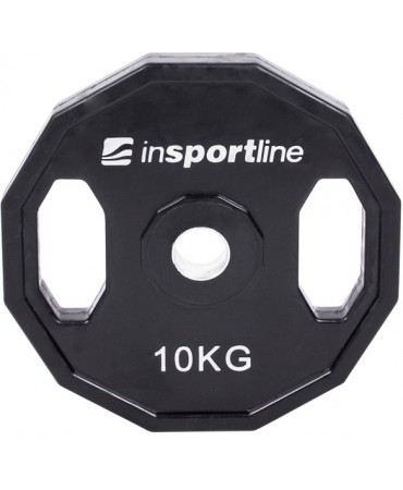 Kummiga kaetud kaal 30mm inSPORTline Ruberton 10kg