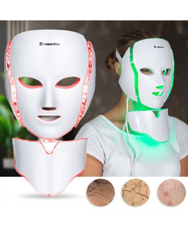 LED valgusravi näo/kaela mask Light inSPORTline Hilmana