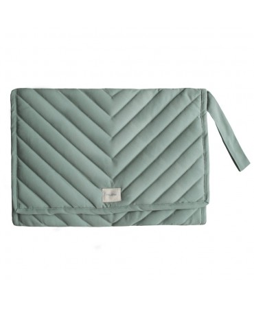 Portable Changing Pad Mushie Roman Green