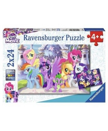 RAVENSBURGER dėlionė Ponys 2x24vnt, 7812