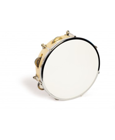 Tambourine with a membrane