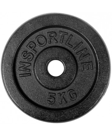 Terasest kaaluplaat inSPORTline Blacksteel 5 kg