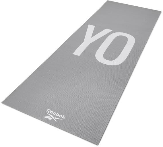Reebok Yoga pööratav treeningmatt - hall, 4 mm